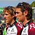 Frank et Andy Schleck avant la premire tape du Tour d'Irlande 2007